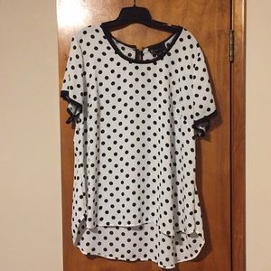 Polka dot top